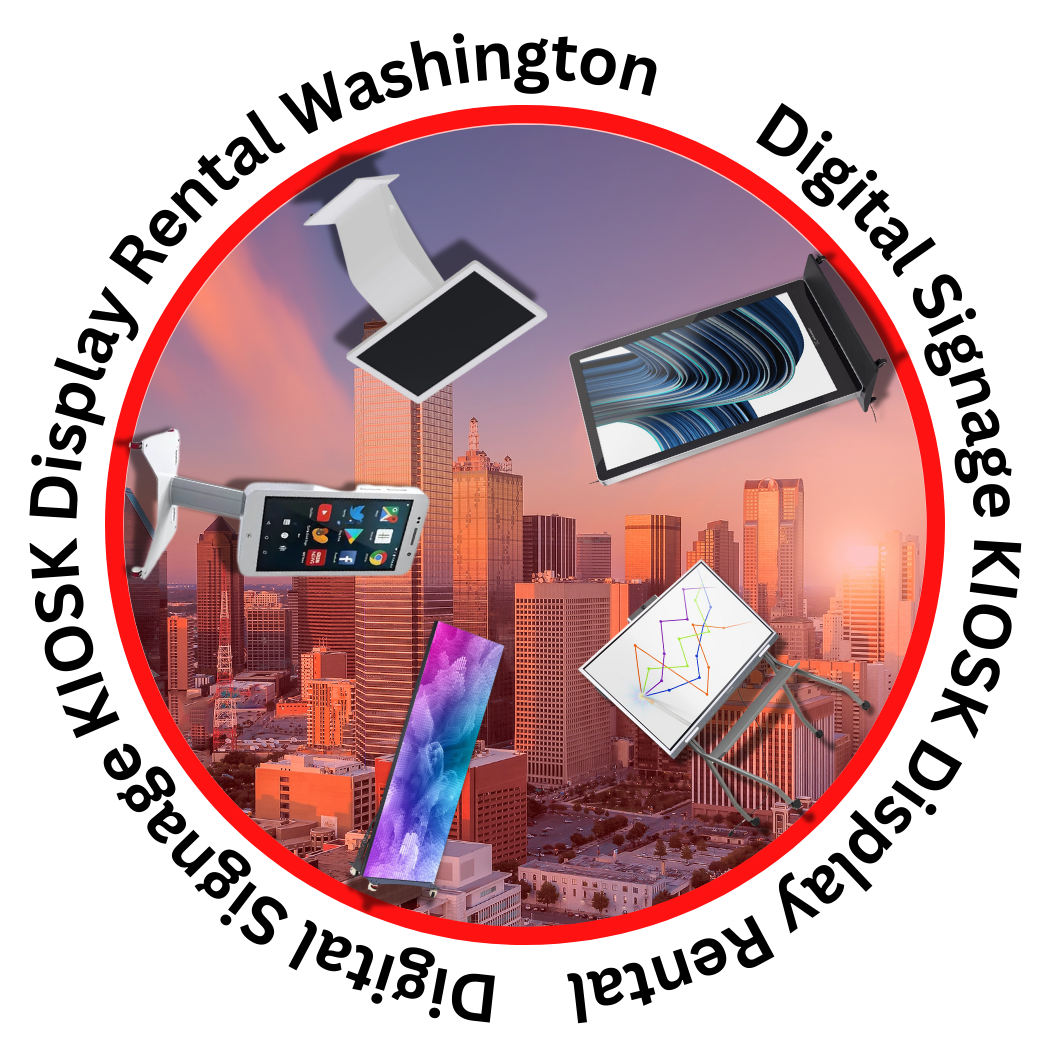 Digital Signage KIOSK Display Rental Washington